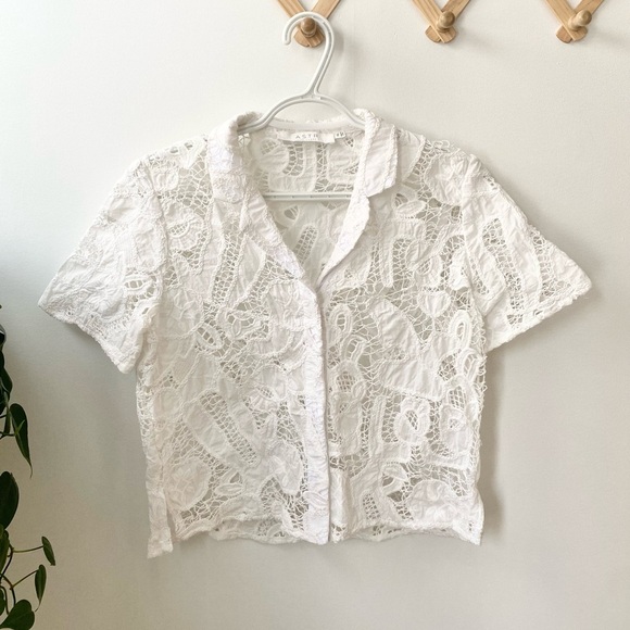 ASTR the Label Tourist Lace Short Sleeve Top - Picture 5 of 10